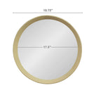 Transitional Mango Wood Wall Mirror with Frame - Multiple Colors