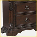 Traditional 5 Drawer Chest with Ample Storage - Mahogany