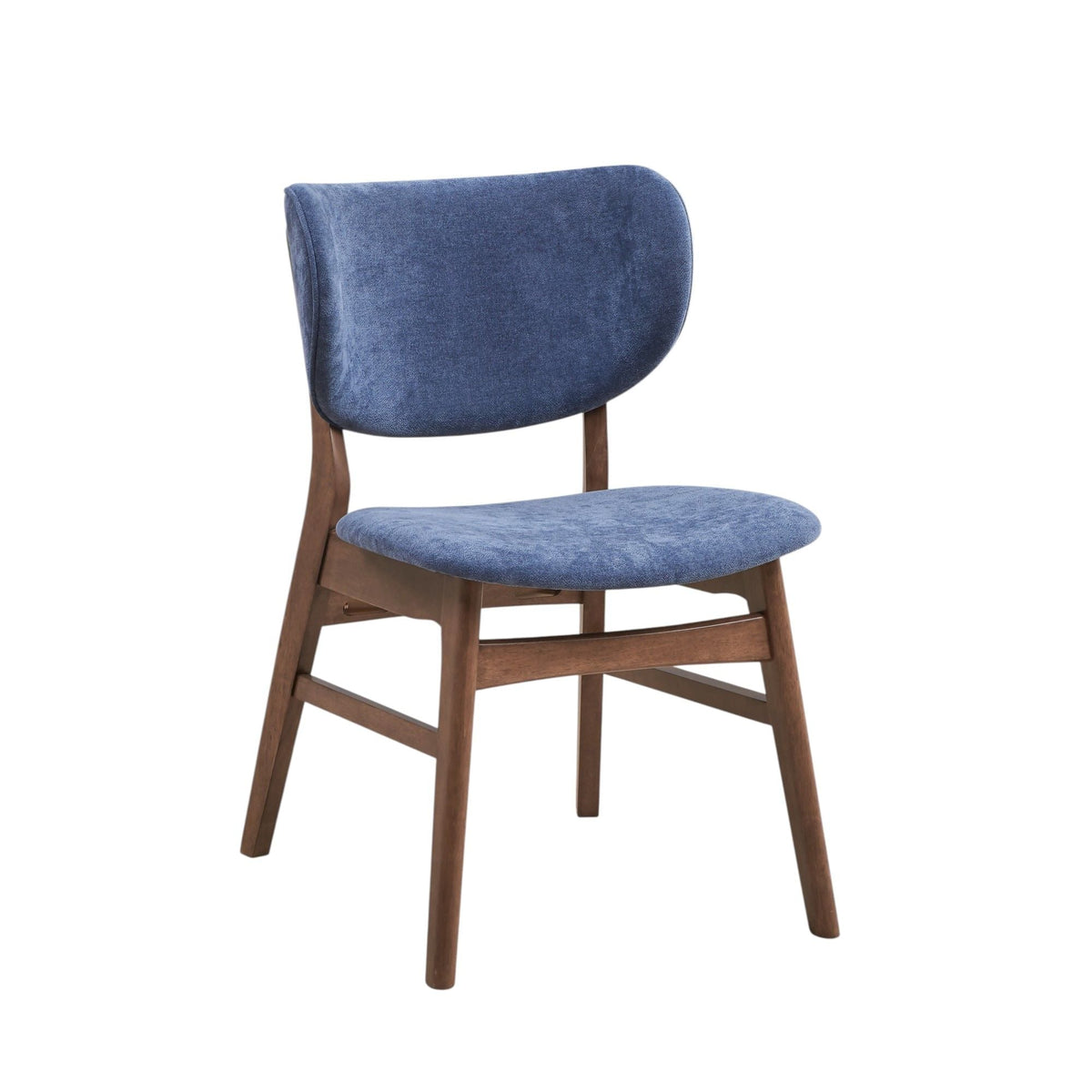 Bevis Side Chair Set with Padded Cushion - Blue or Dark Green