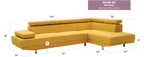 Comfort Stationary Sectional with Adjustable Features - Multiple Colors