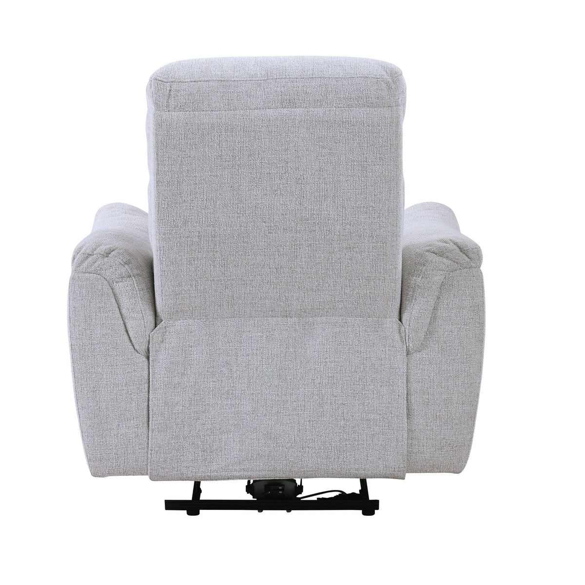 Gray Power Motion Recliner with USB Port - Adjustable Comfort