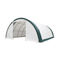 Single Truss Arch Storage PE Shelter - White