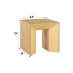 Harold Wood Table Collection - Coffee, End & Sofa Tables with Solid Pine Construction - Light Brown