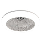 Bladeless Ceiling Fan With Light and Remote Control - White