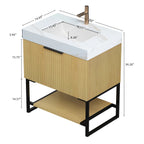 Yolan 30" Bathroom Vanity & Sink