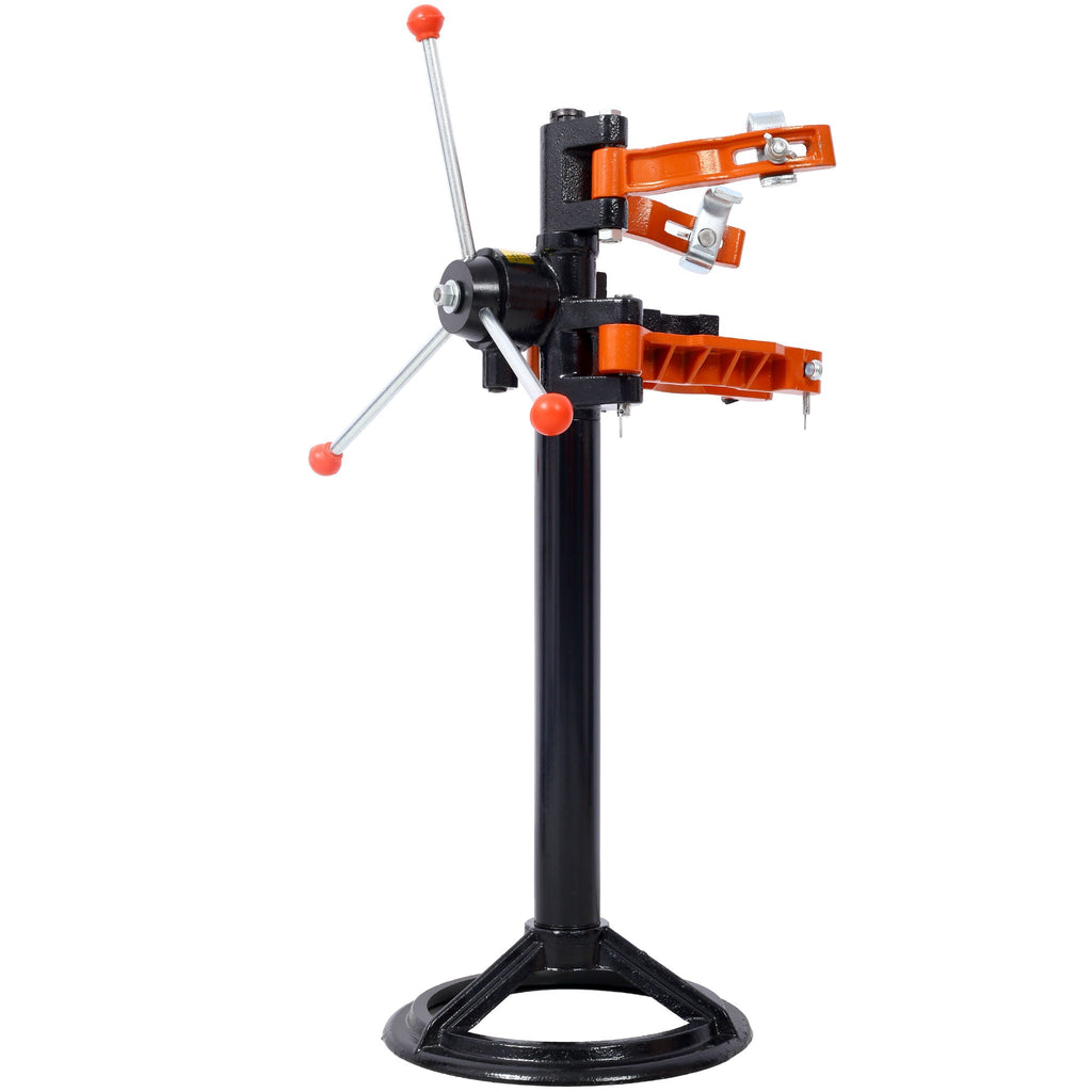 Hand Operate Strut Coil Spring Press Compressor with Steel Construction - Black/Orange