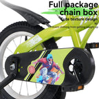 16-Inch Sporty Kids Cruiser Bike with Training Wheels - Green or Pink