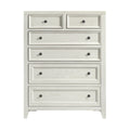 6 Drawer Chest with Smooth Slides - Black or White
