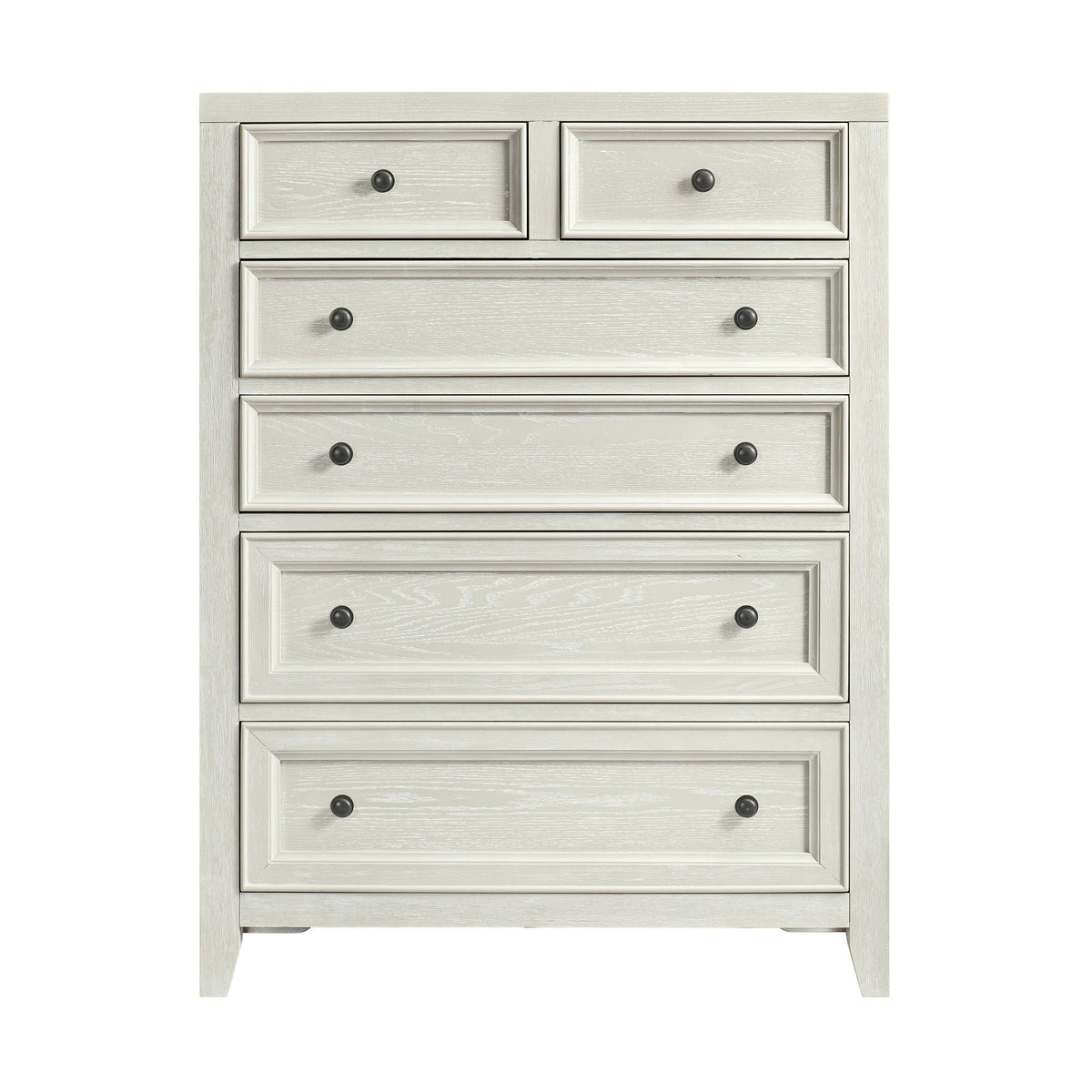 6 Drawer Chest with Smooth Slides - Black or White
