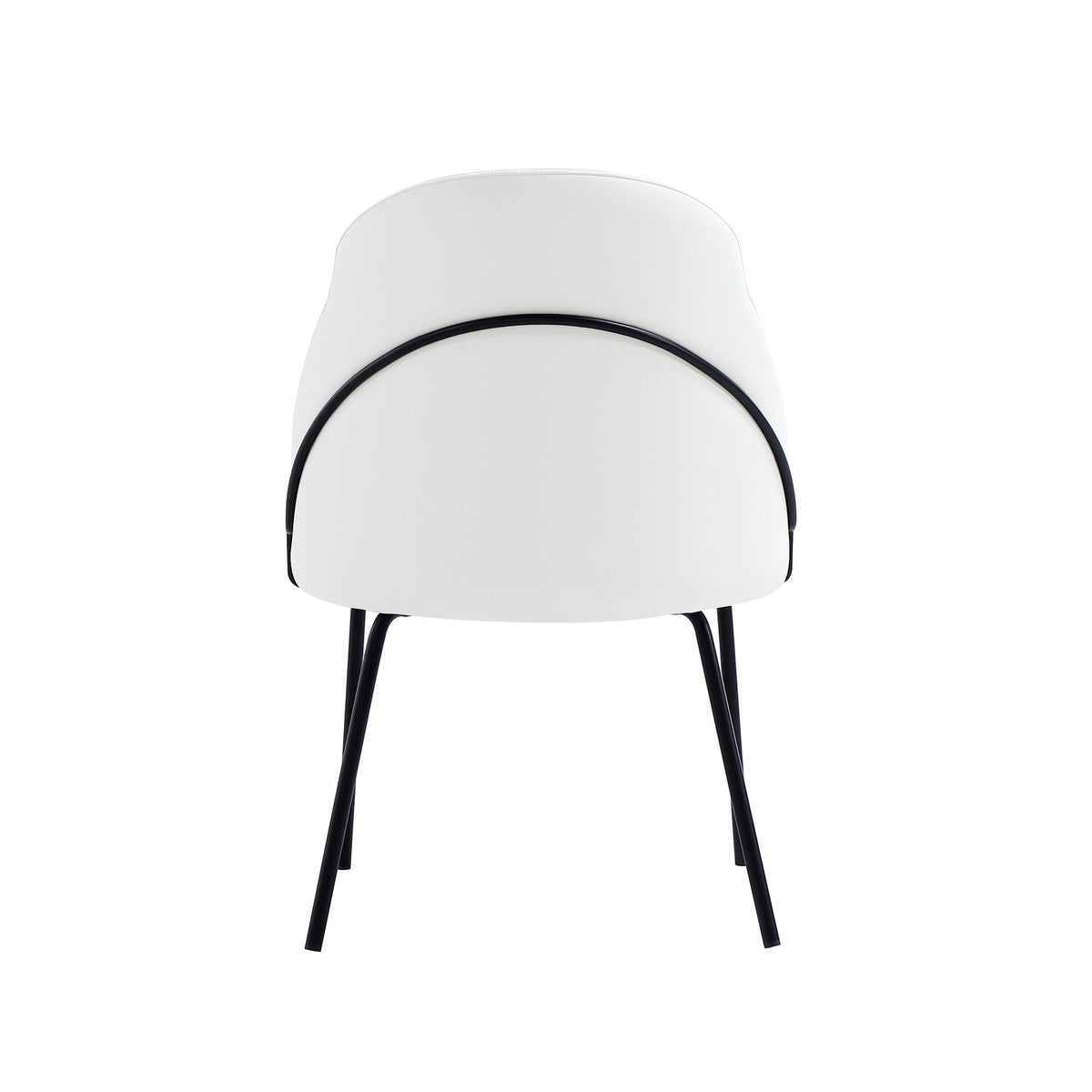 Modern Vegan Upholstered Dining Chair with High-Density Foam - Beige, Gray, or White