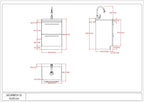 White Laundry Cabinet with Stainless Steel Sink and Faucet