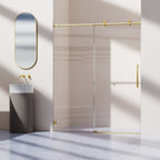 Frameless Single Sliding Soft Close Shower Doors
