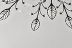 15-Light Chandelier with Crystal Accents - Matte Black