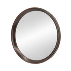 Transitional Mango Wood Wall Mirror with Frame - Multiple Colors