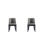 Upholstered Dining Chair Set with Solid Beech Wood Frame - Multiple Colors