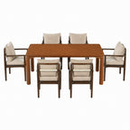 7-Piece Mid-Century Dining Set
