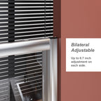 Single Sliding Shower Door with Handle - Chrome, Tempered Glass