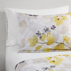 Yellow Queen Comforter Set with Bed Sheets - Microfiber, Hypoallergenic Fill