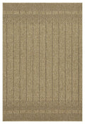 Light Brown Area Rug with Low Profile for Indoor Outdoor Use - Light Brown