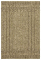 Light Brown Area Rug with Low Profile for Indoor Outdoor Use - Light Brown