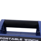 Reversible Electric 12V Trailer Winch with Galvanized Wire Rope - Blue