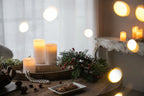 LED Candles With Remote Timer - Set of 3, Paraffin Wax - White