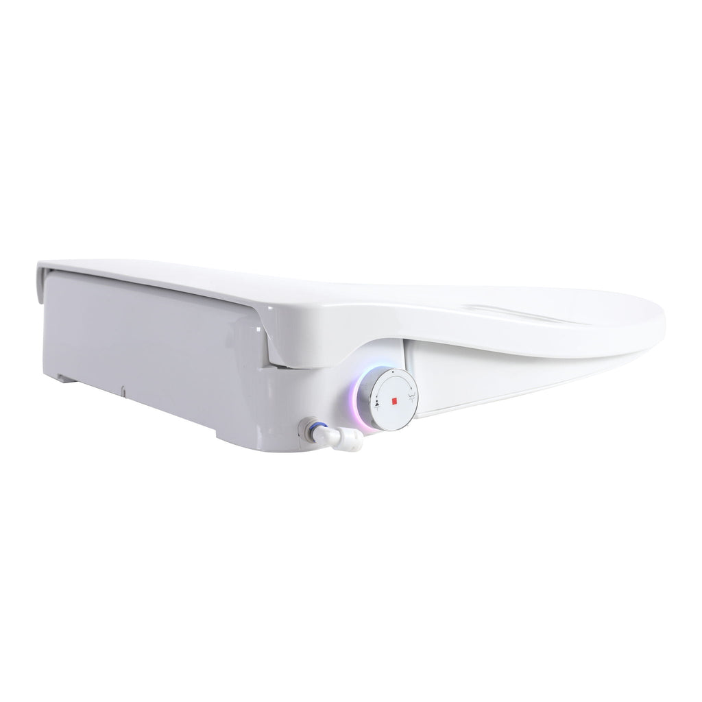 Smart Bidet Toilet Seat with Adjustable Heated Seat - White