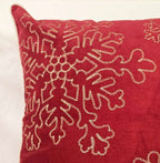 Red Velvet Holiday Throw Pillow - 20x20