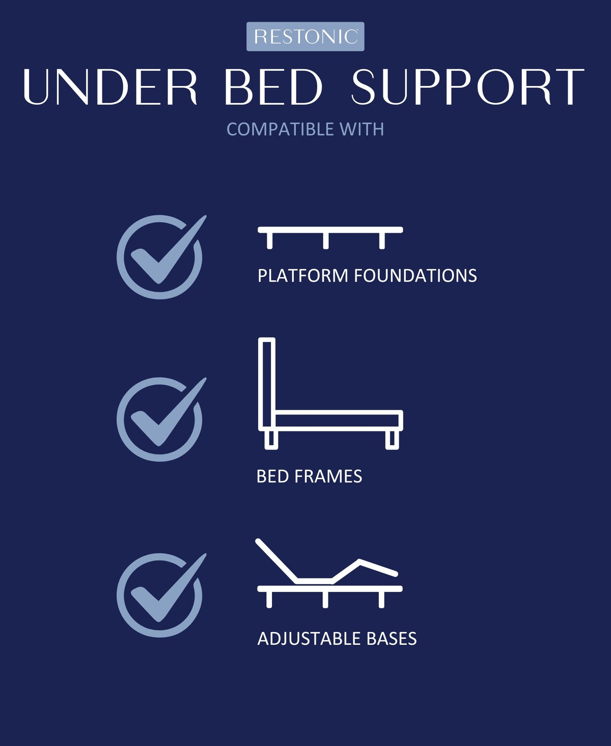 Restonic ComfortCare Hybrid Restful Nights Plush Full Mattress