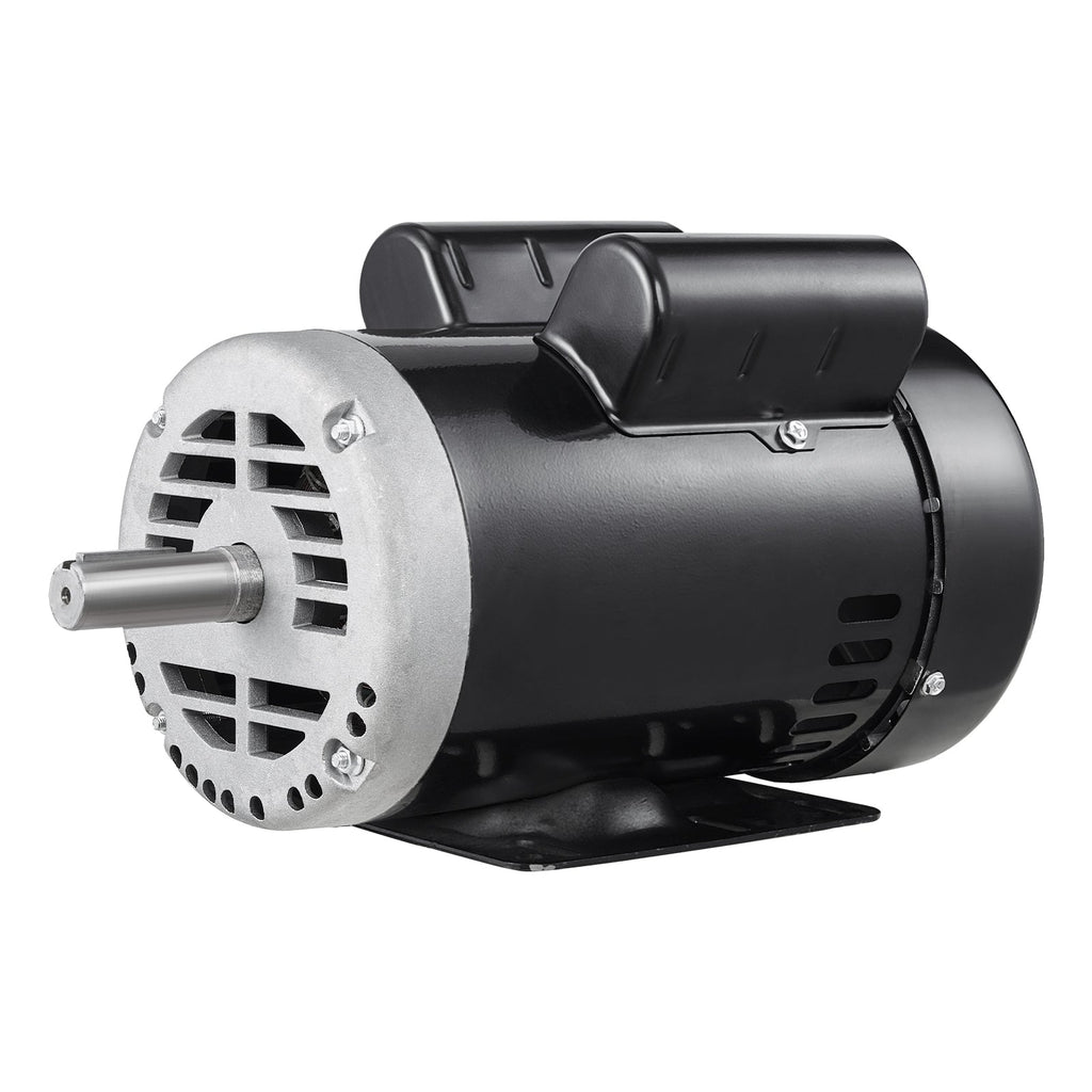 5HP Air Compressor Electric Motor with Dual Rotation - Steel
