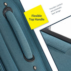 Expandable Softside Luggage 3 Piece Set with Spinner Wheels - Multiple Colors