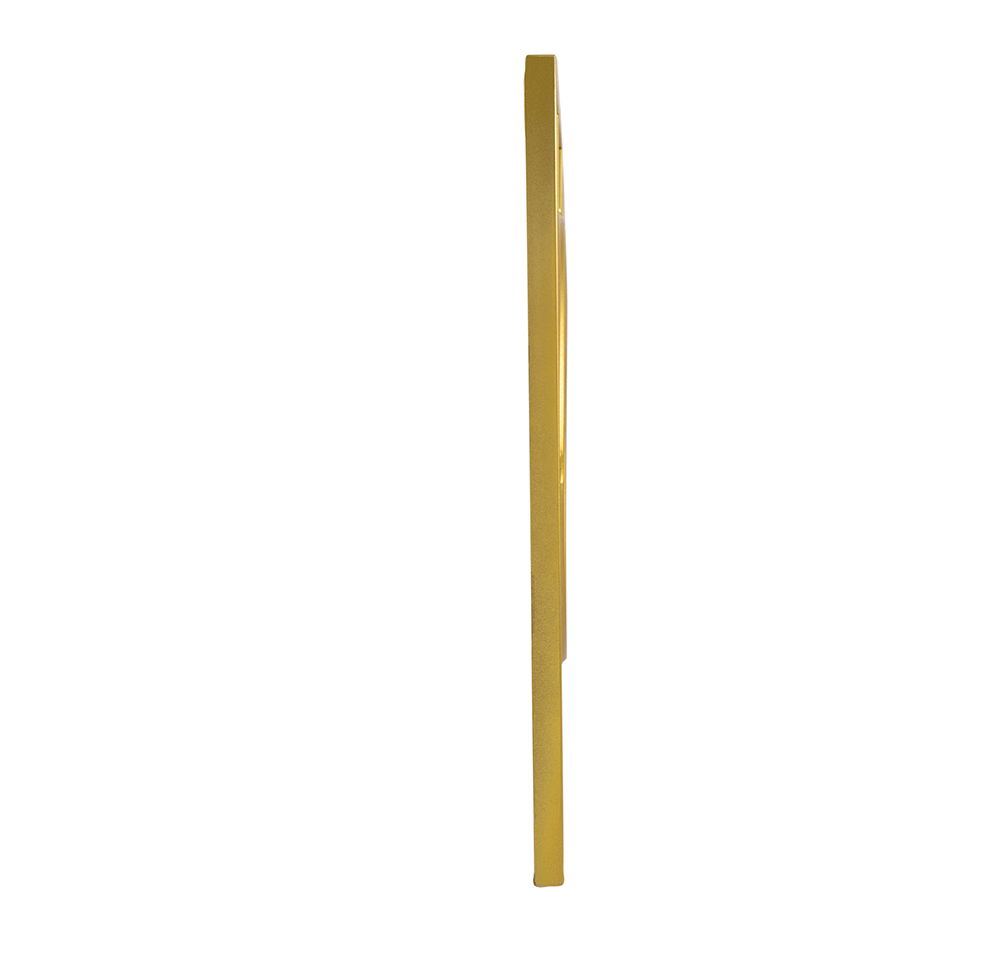 Rectangular 3-Piece Wall Mirror with Iron Frame - Gold or White