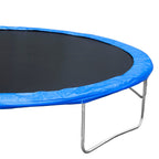 14Ft Trampoline with Basketball Hoop and Ladder - Blue