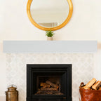 Floating Fireplace Mantel Shelf with Invisible Wall Mount - Multiple Colors