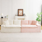Multifunctional Stationary Sofa with Adjustable Layout - Choice of Color