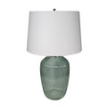 Handcrafted Art Glass Table Lamp with Multicolor Base - Multicolor