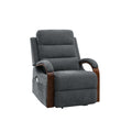 Kayla Power Recliner with Lift, Heating & Massage – Zero Gravity - Gray