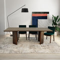 Walnut Dining Table with Japandi Design - Alden