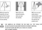 10 x 6.5ft Rectangular Patio Umbrella