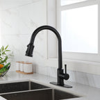 Touch Kitchen Faucet with Pull Down Sprayer - Matte Black