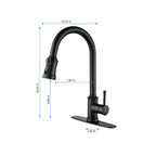 Touch Kitchen Faucet with Pull Down Sprayer - Matte Black