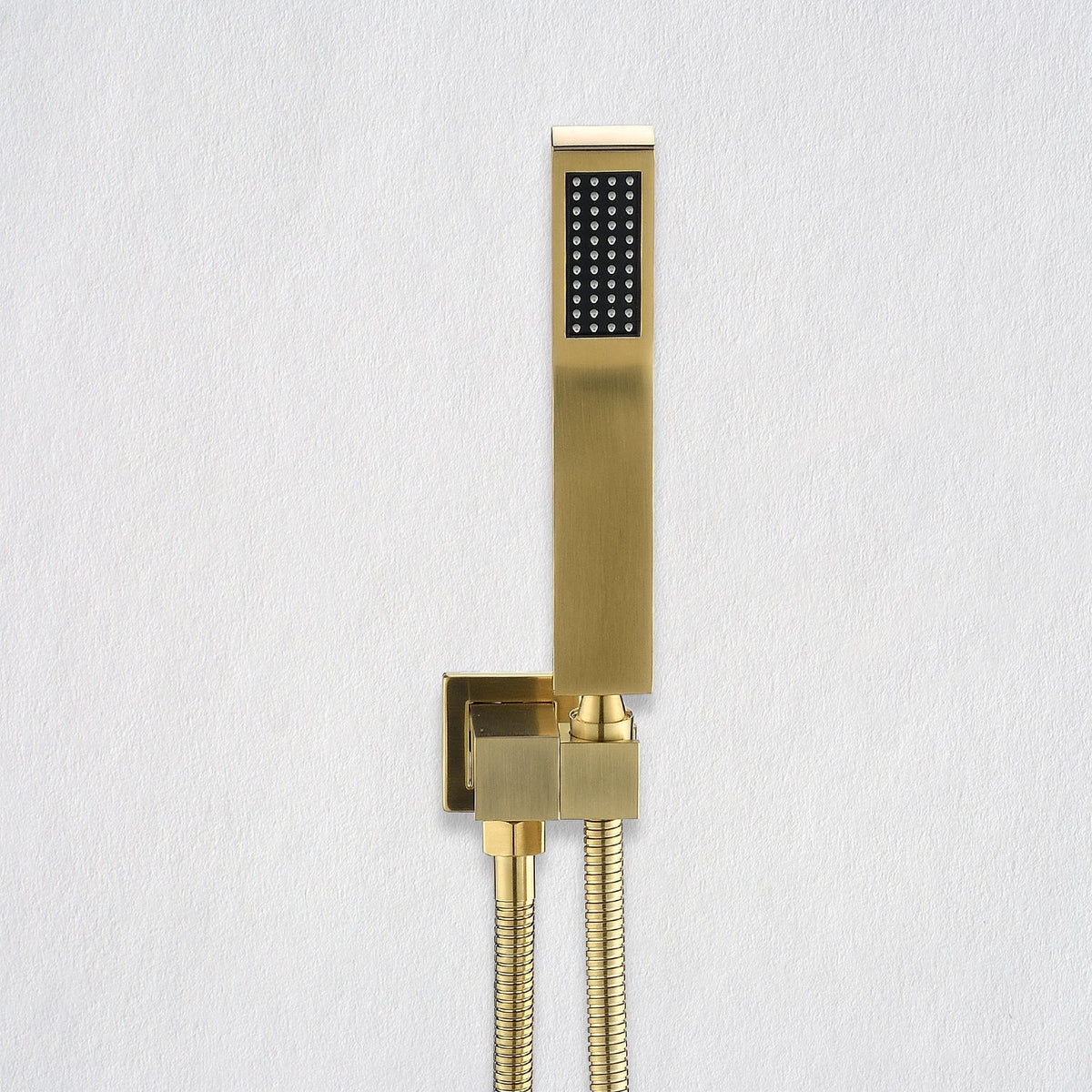 10 Inch Rain Shower Head with Complete Combo Set - Brushed Gold