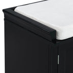 TREXM Storage Bench with 2 Drawers and 2 Cabinets