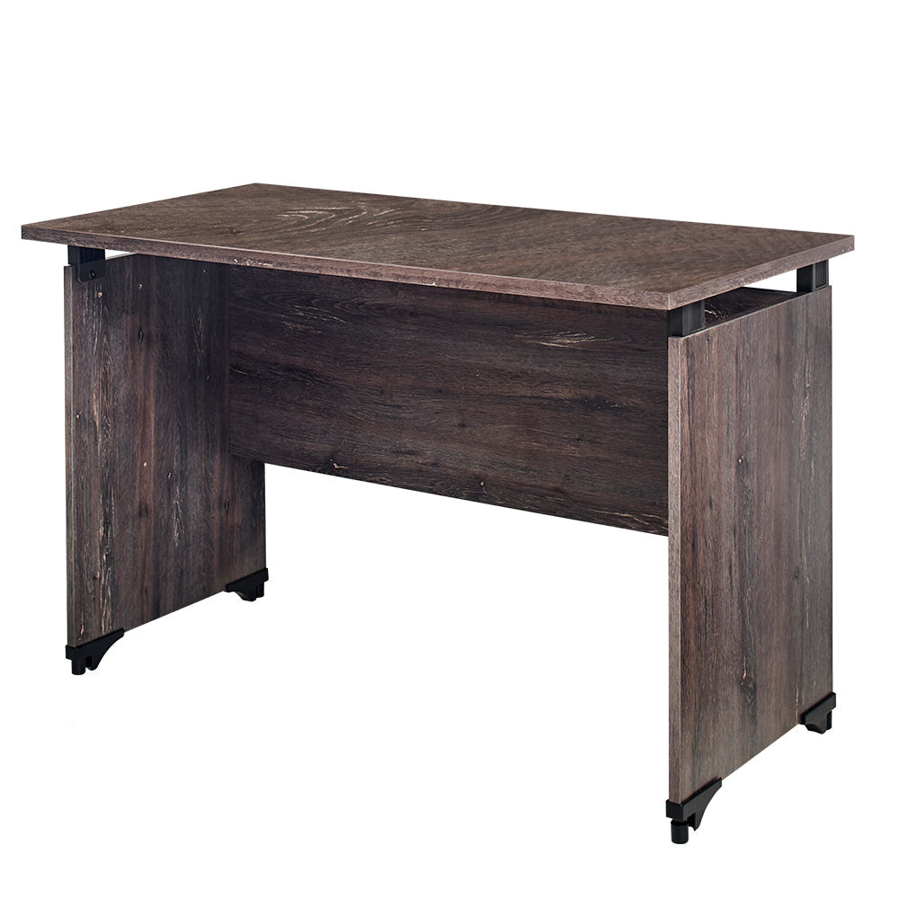 Rustic Composite Wood Writing Desk with Water-Resistant Surface - Rustic