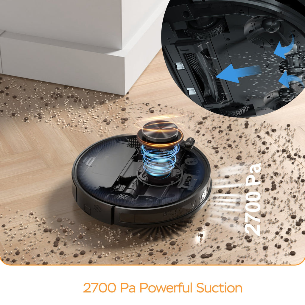 Geek Smart L7 Robot Vacuum Cleaner and Mop with 2700Pa Suction - ABS+PC