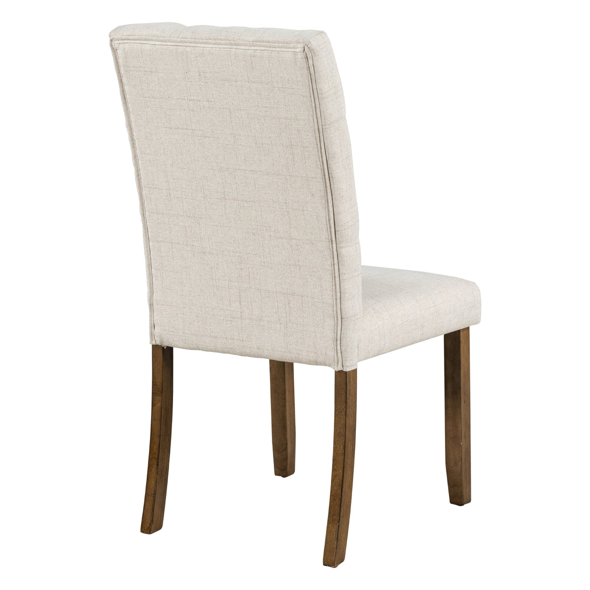 Farmhouse Dining Table Set with Upholstered Chairs and Bench - Beige