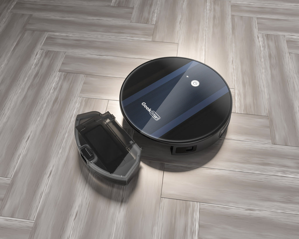 Geek Smart Robot Vacuum Cleaner G6 with Smart App Control - White