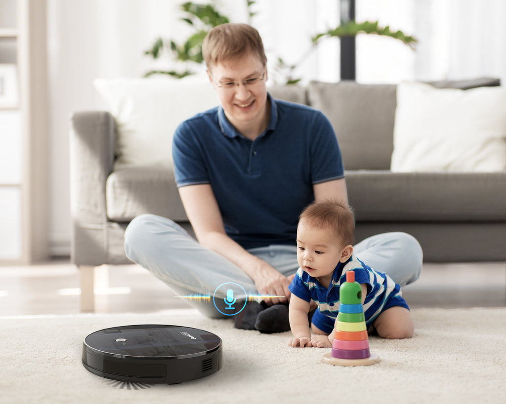 Geek Smart Robot Vacuum Cleaner G6 with Smart App Control - White