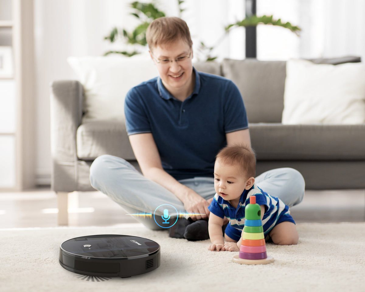 Geek Smart Robot Vacuum Cleaner G6 with Smart App Control - White