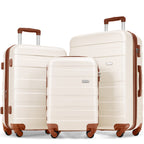 Premium ABS Hardshell Hard Case Luggage Set with Lightweight Durability - Default Title